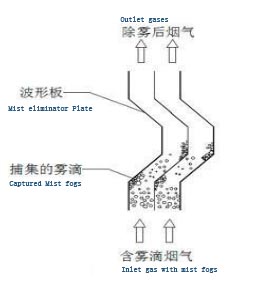 Vane type mist eliminator